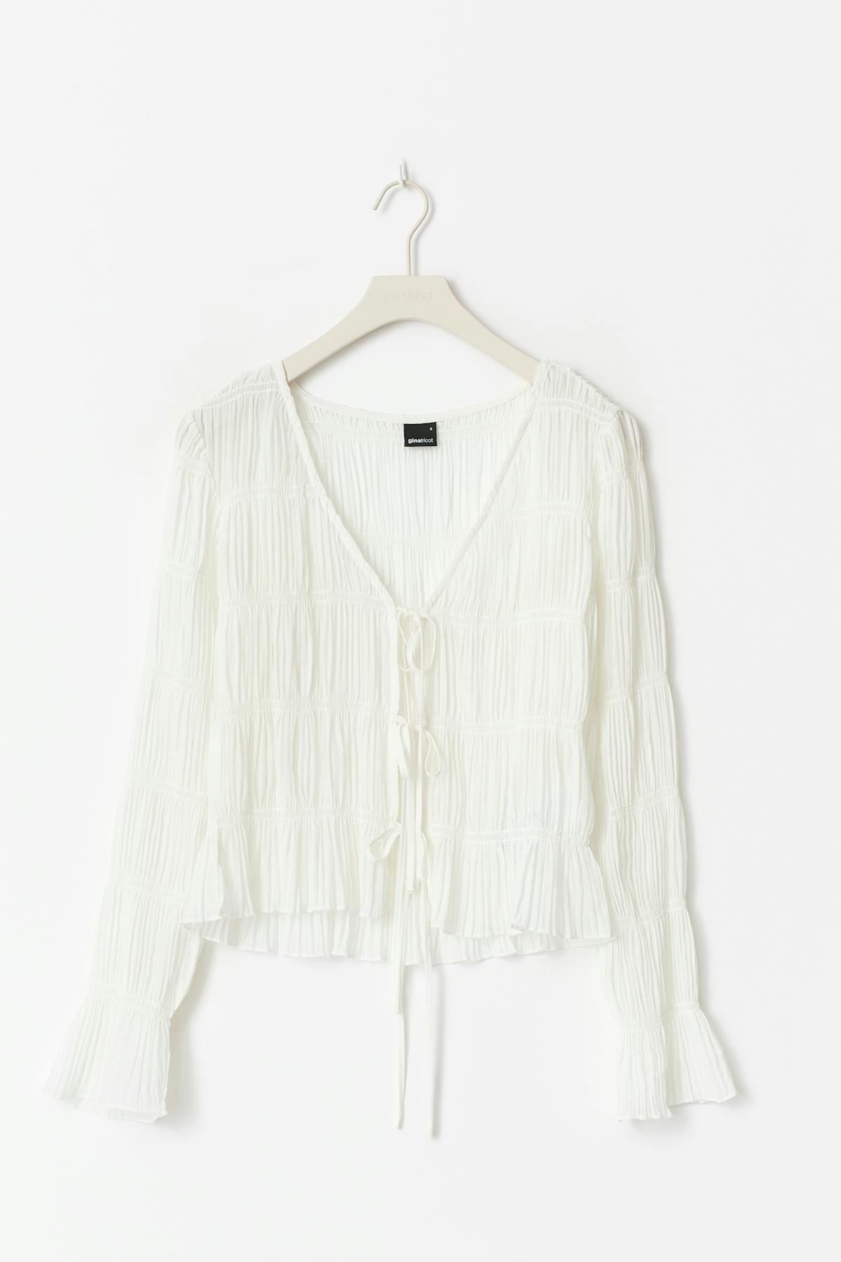 Tie front top
