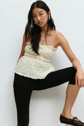 Lace bandeau top