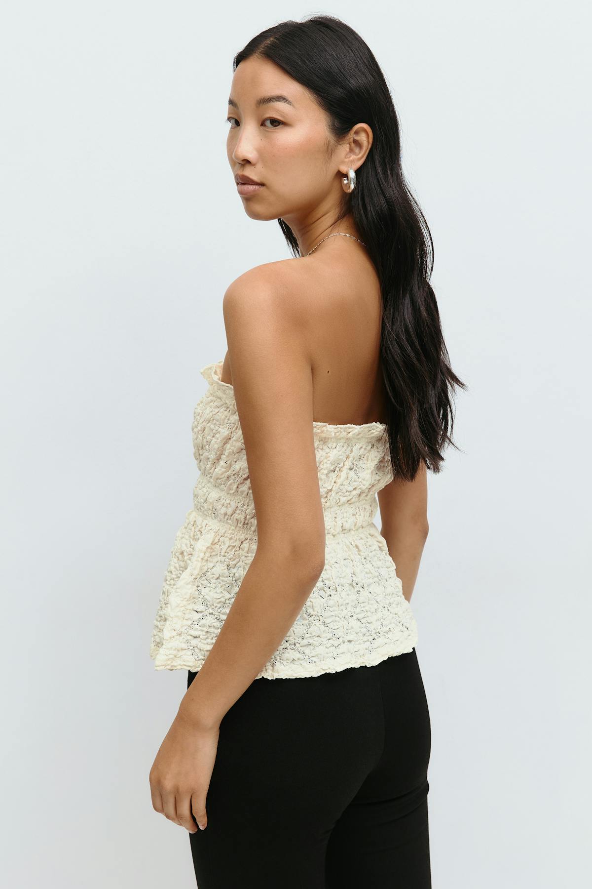Lace bandeau top