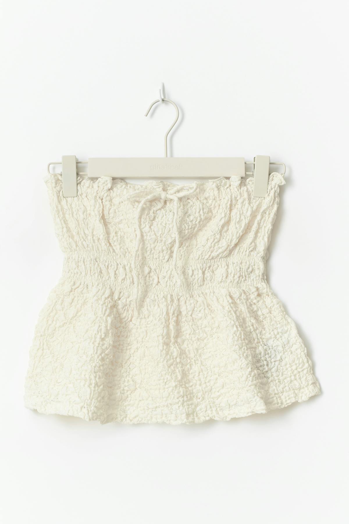 Lace bandeau top