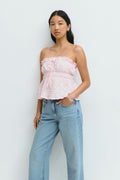 Lace bandeau top