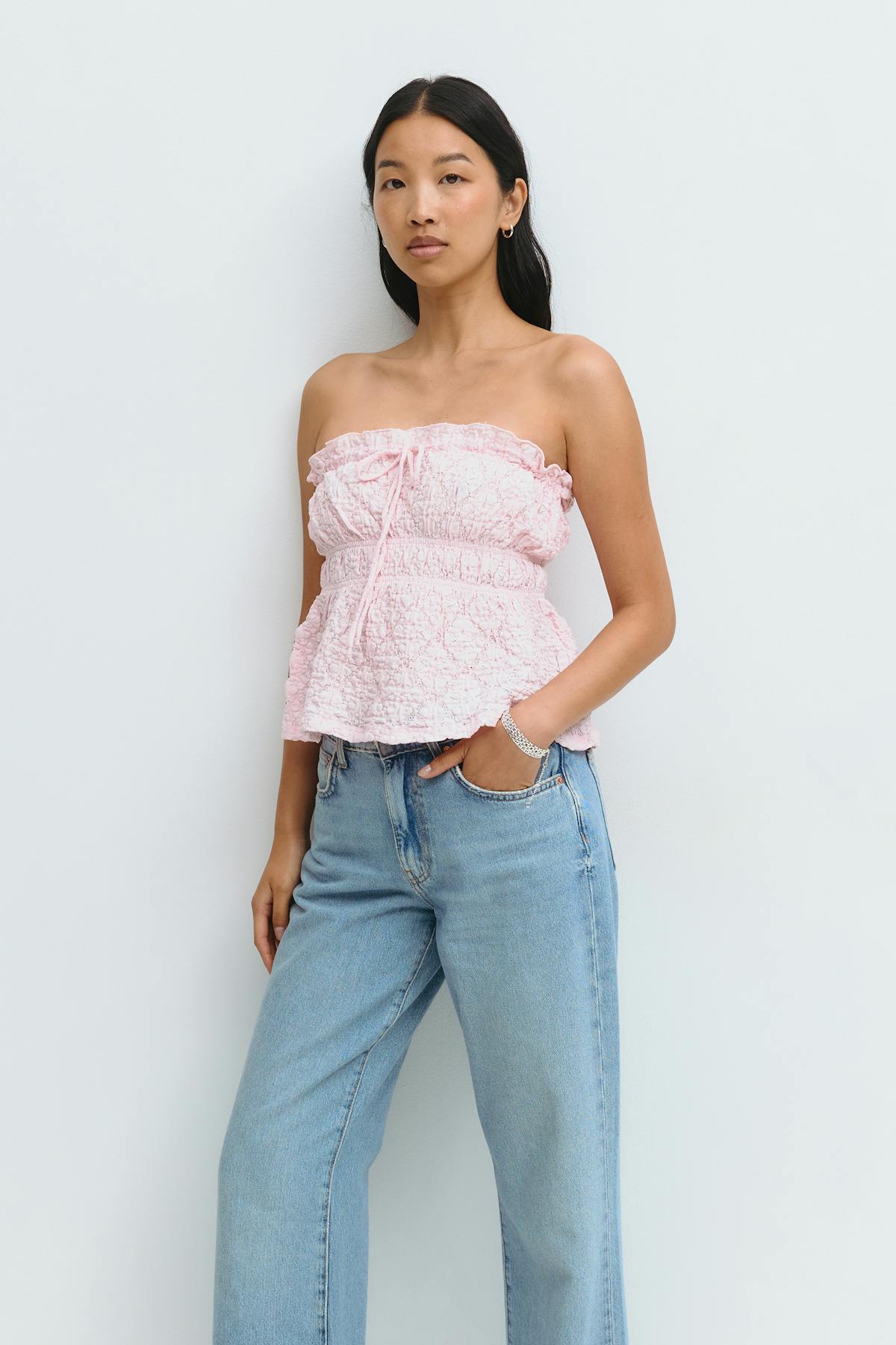 Lace bandeau top