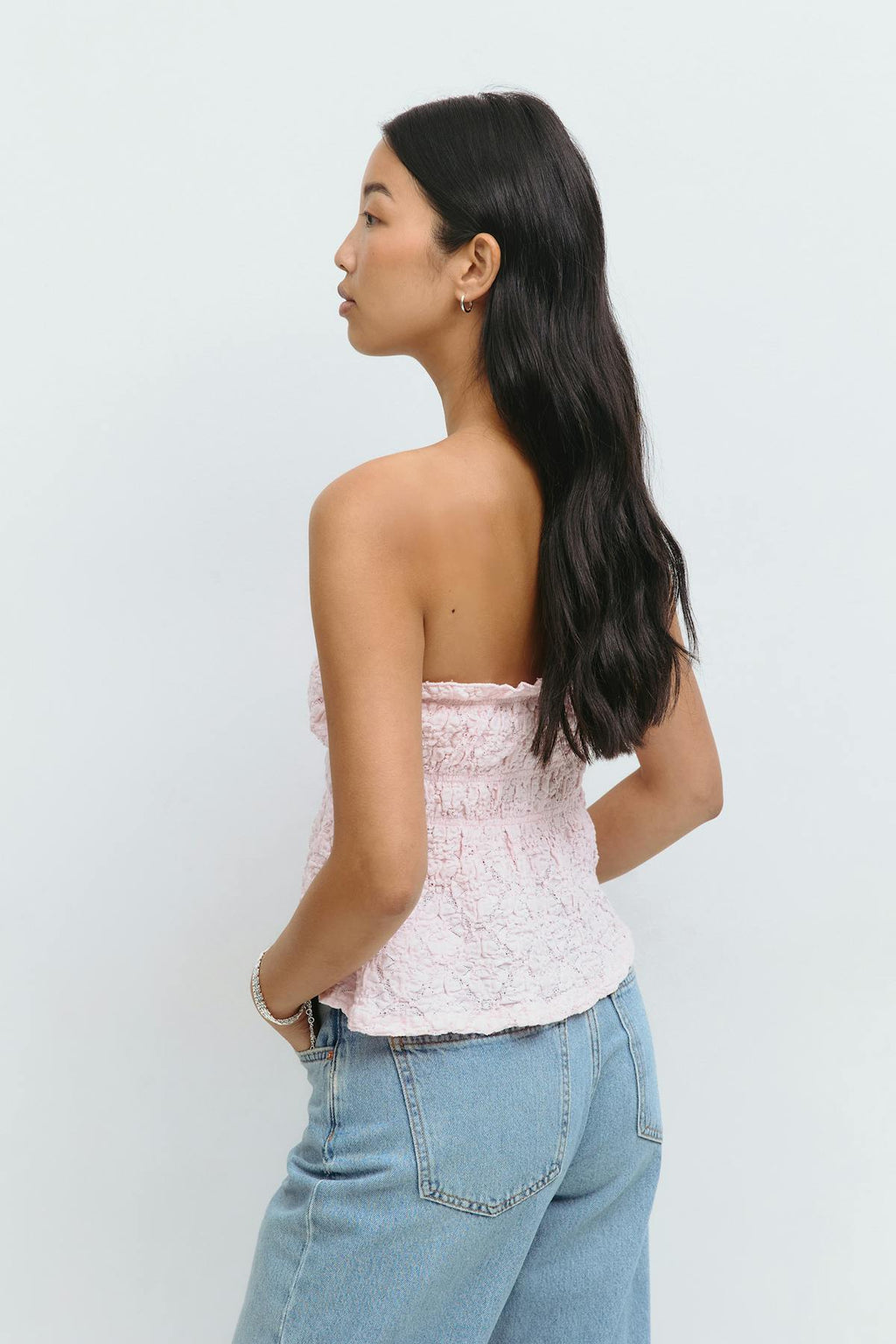 Lace bandeau top