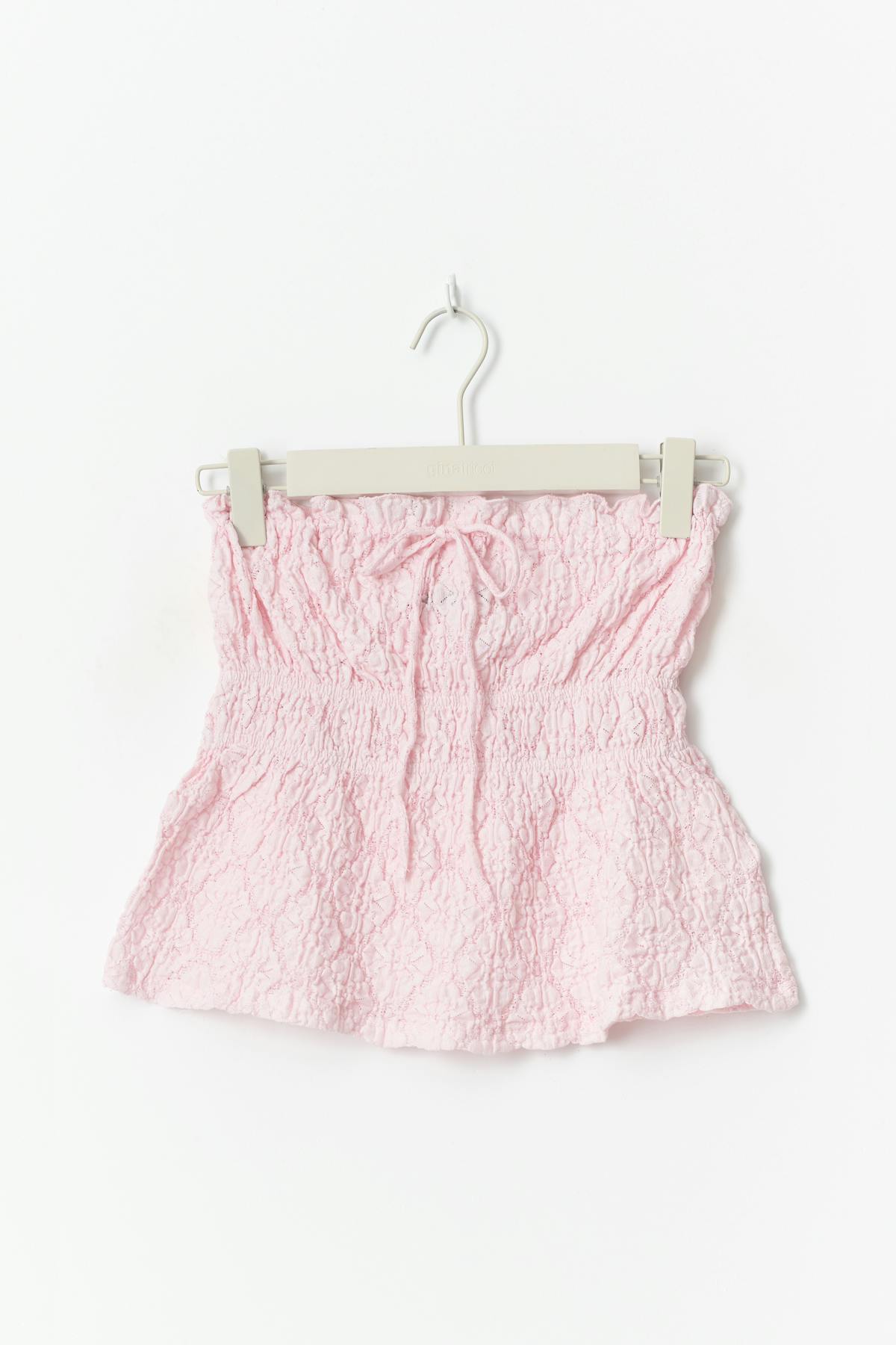 Lace bandeau top