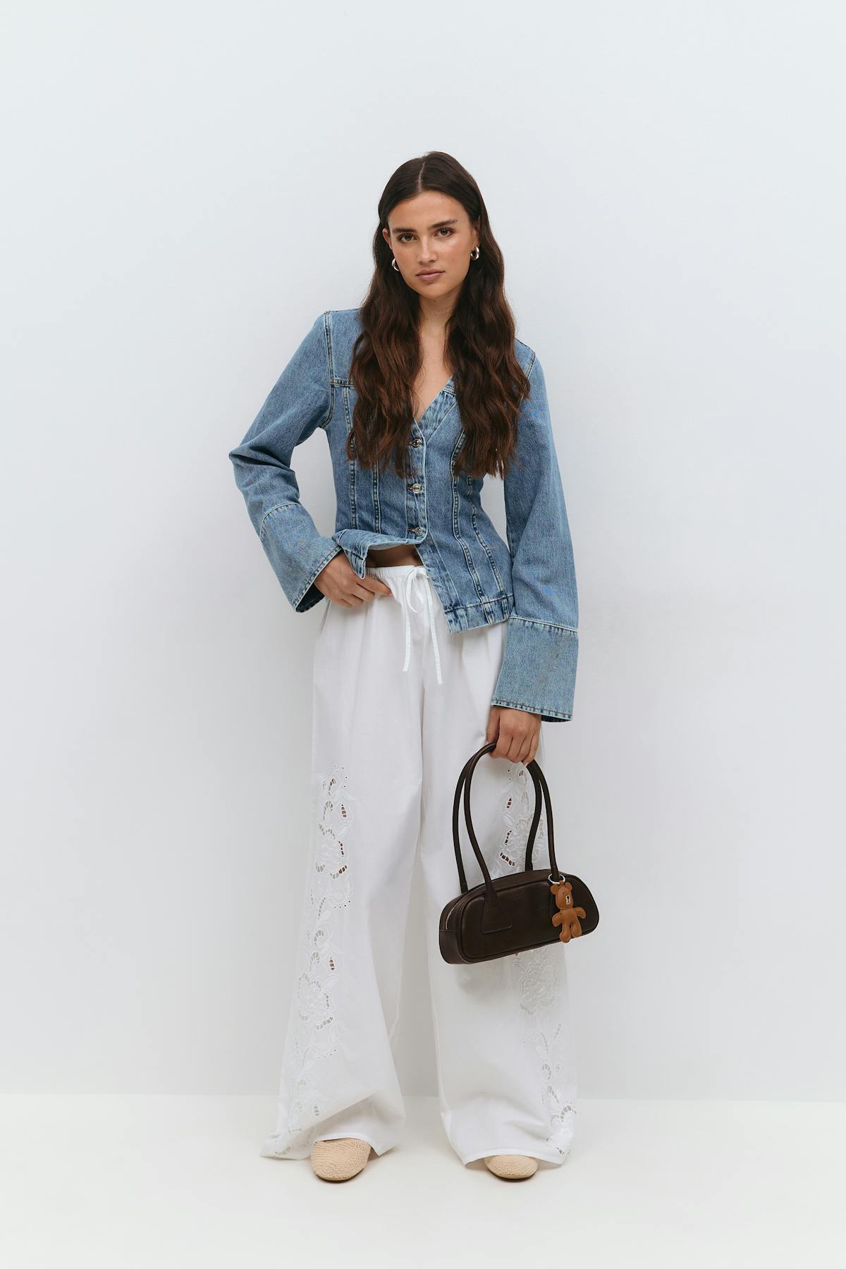 Shaped denim jacket