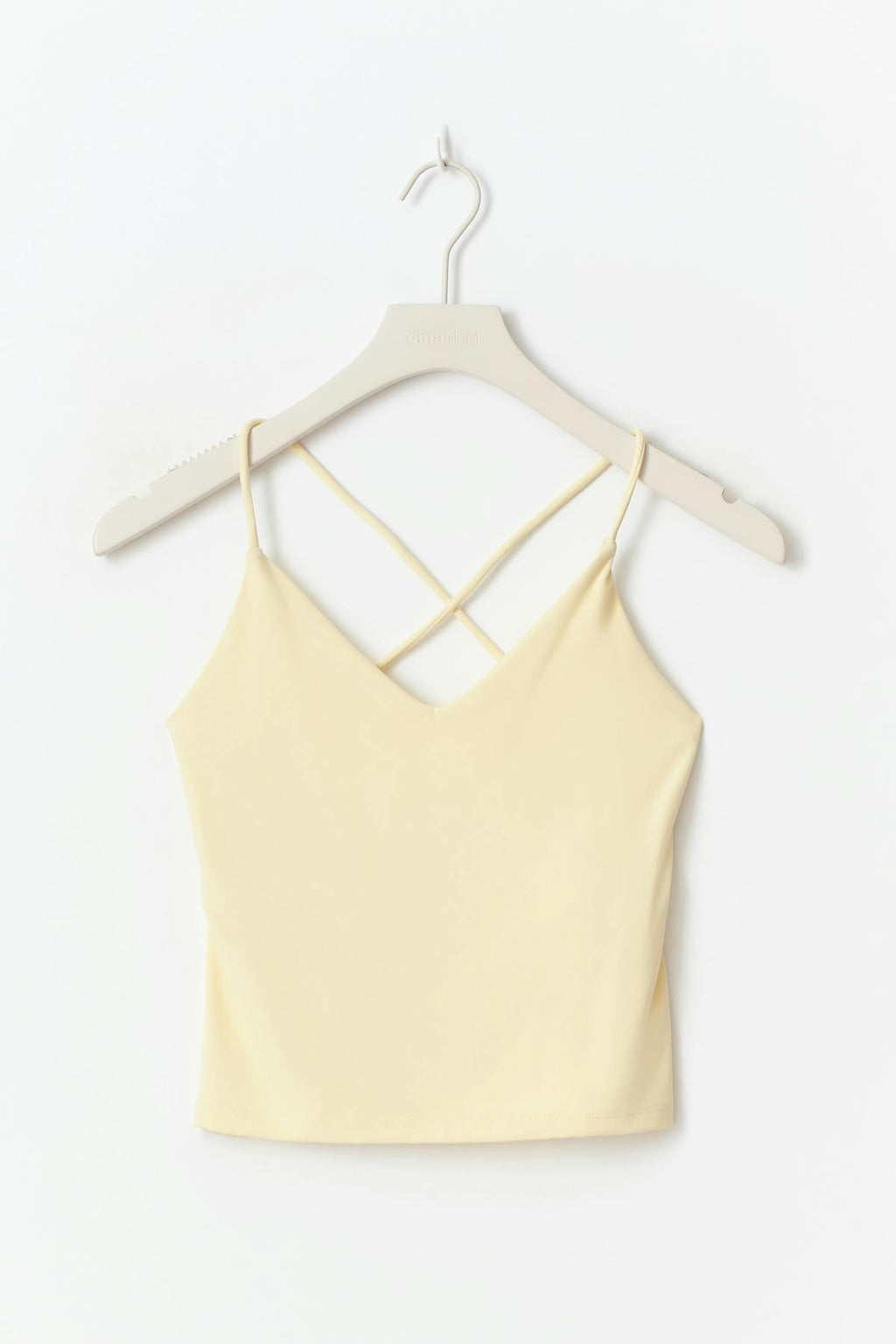 Strappy yoga singlet