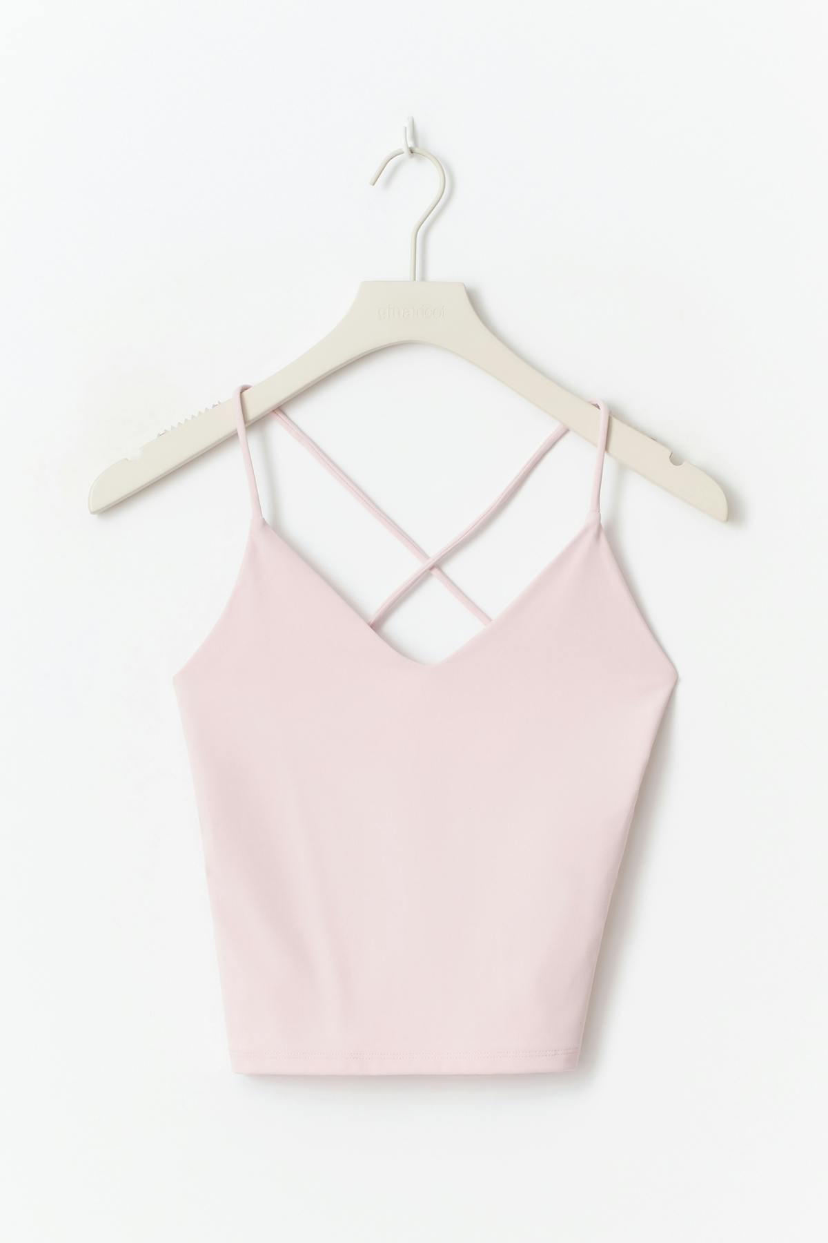 Strappy yoga singlet