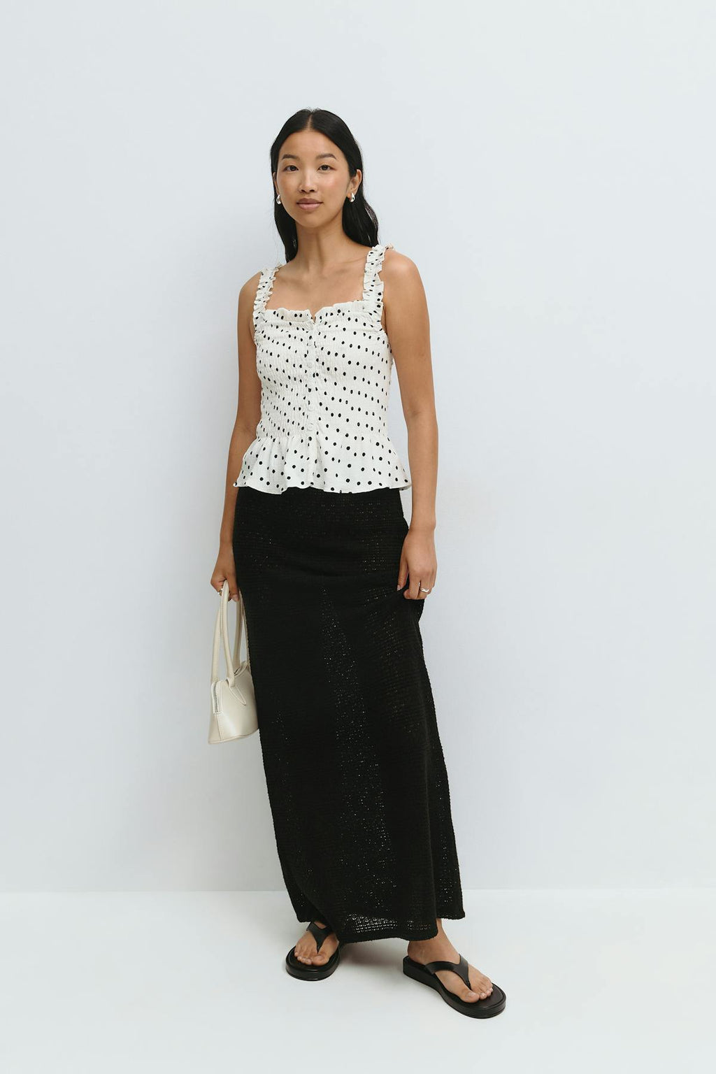 Smock frill singlet