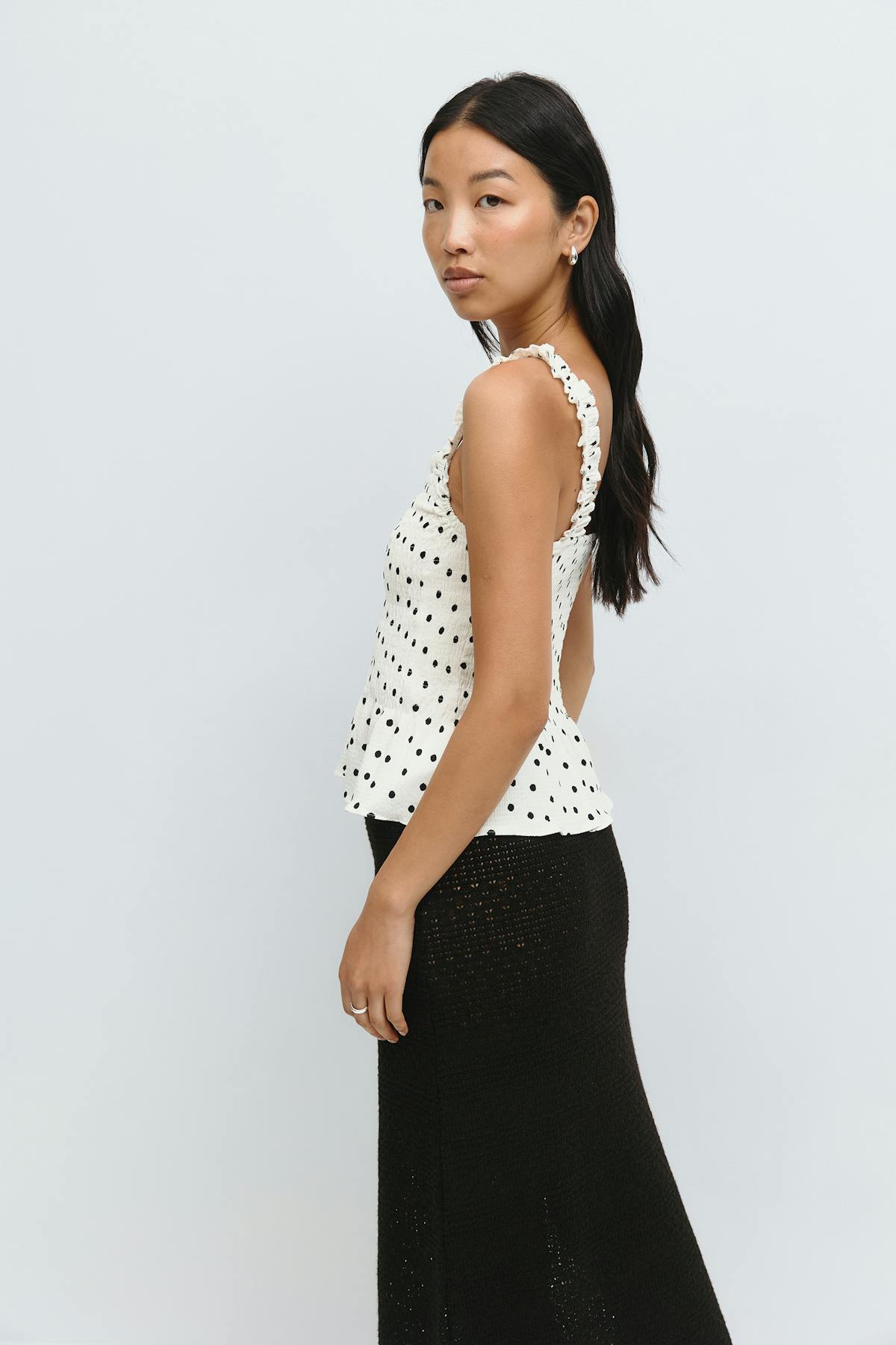 Smock frill singlet