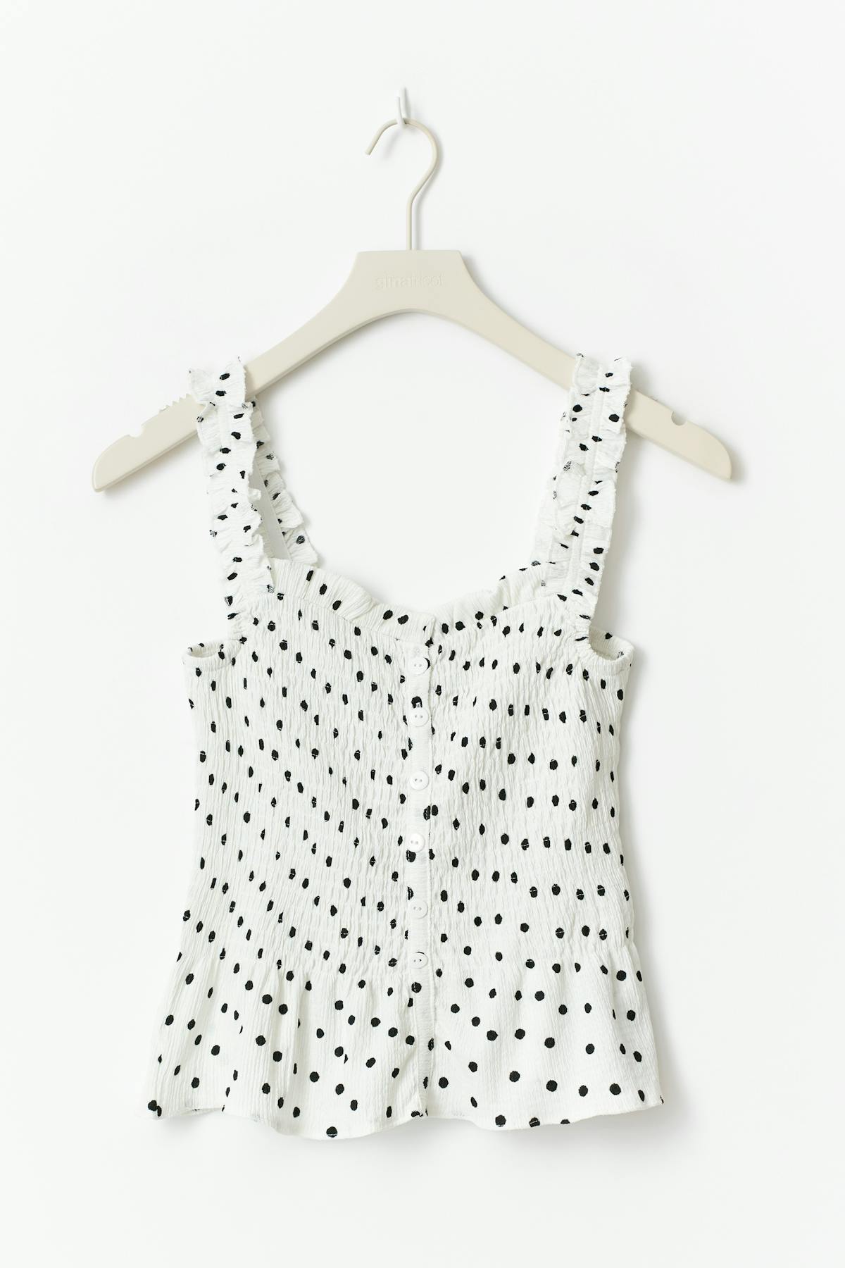 Smock frill singlet