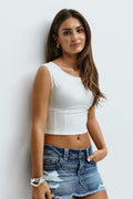 14+ open back tie top