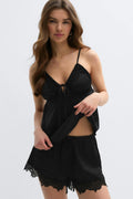 Satin loungewear singlet