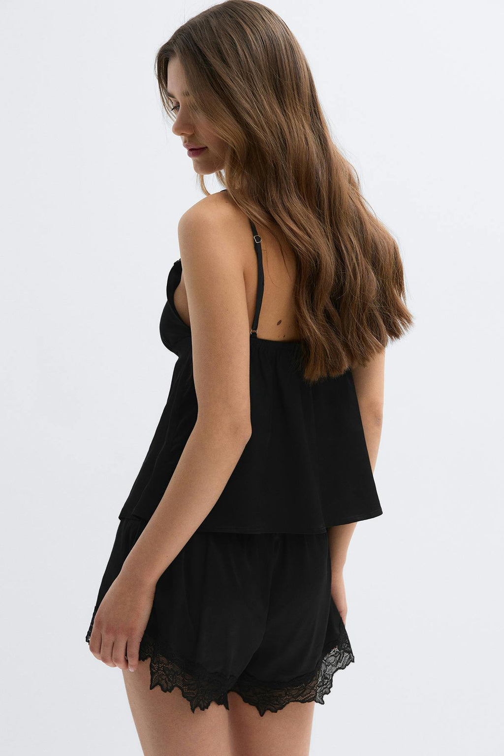 Satin loungewear singlet