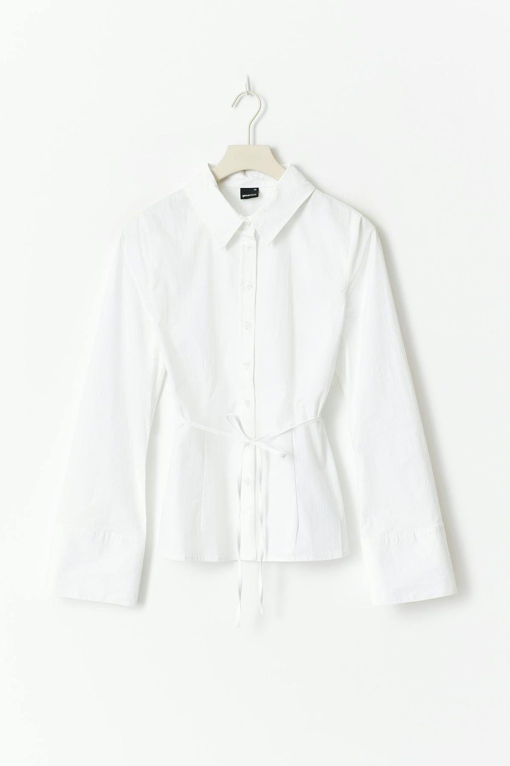 Shaped tie blouse
