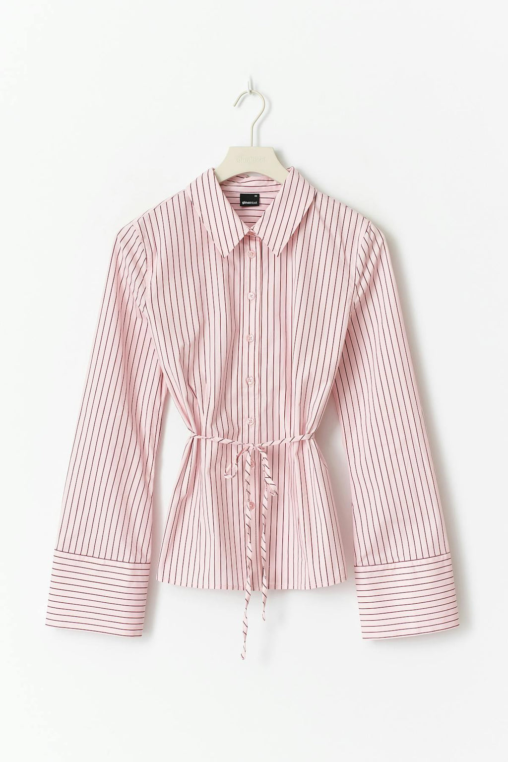 Shaped tie blouse