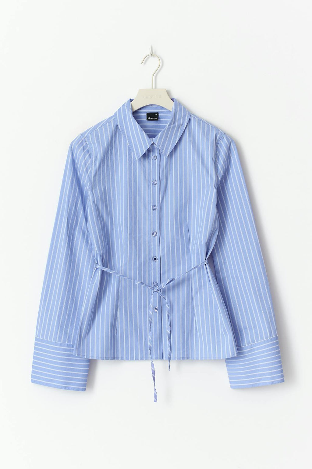 Shaped tie blouse