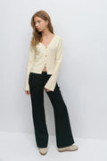 Y sculpture knitted top