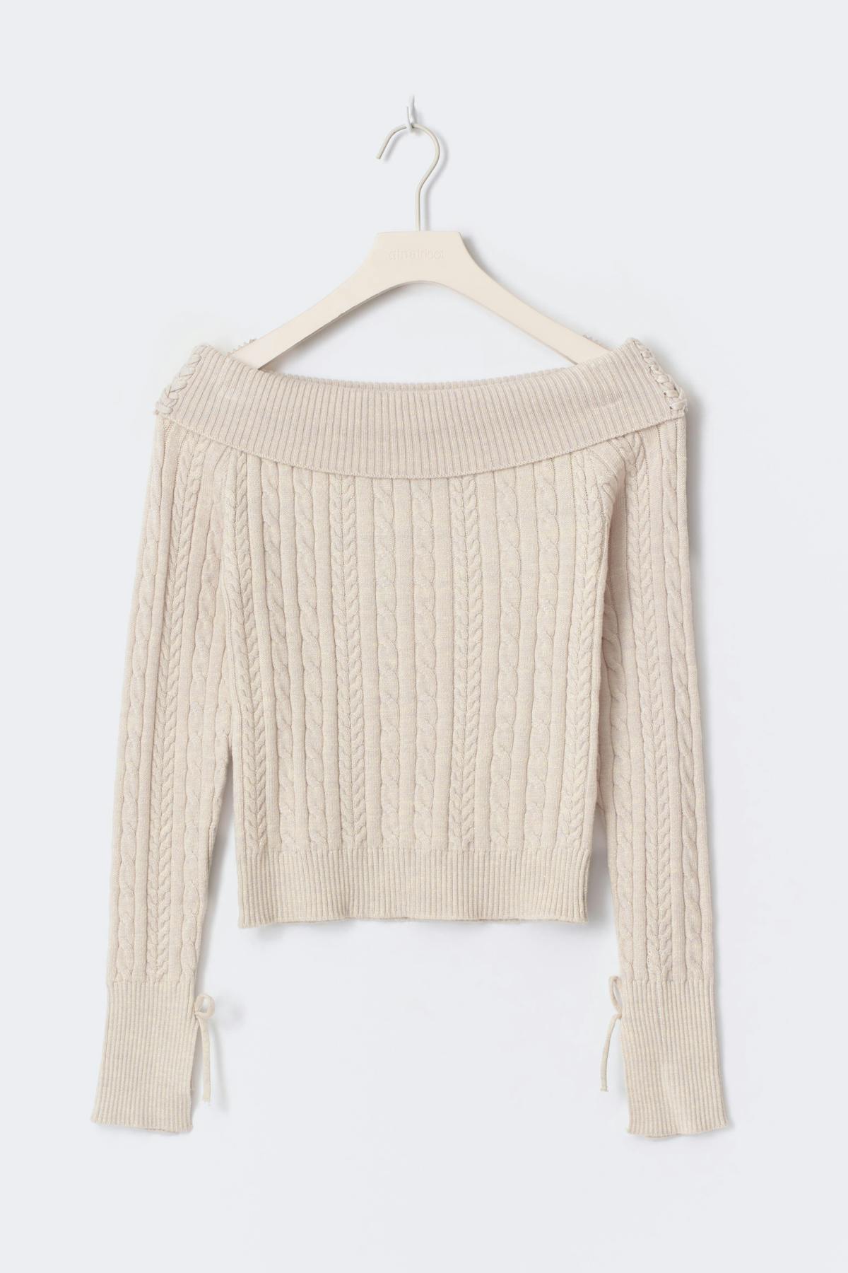 14+ off shoulder sweater