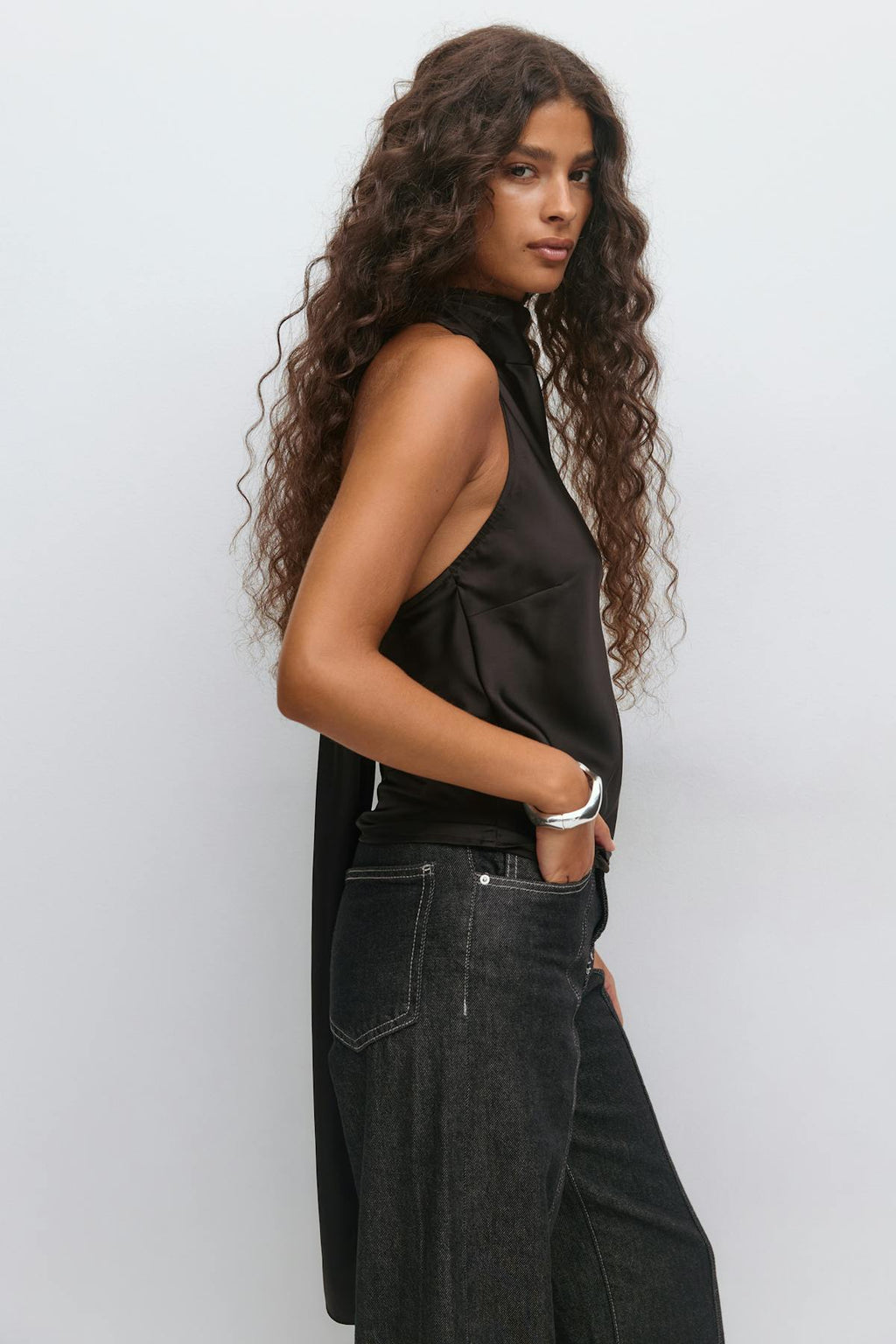 Halterneck blouse