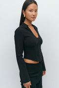 Hook and eye shirt