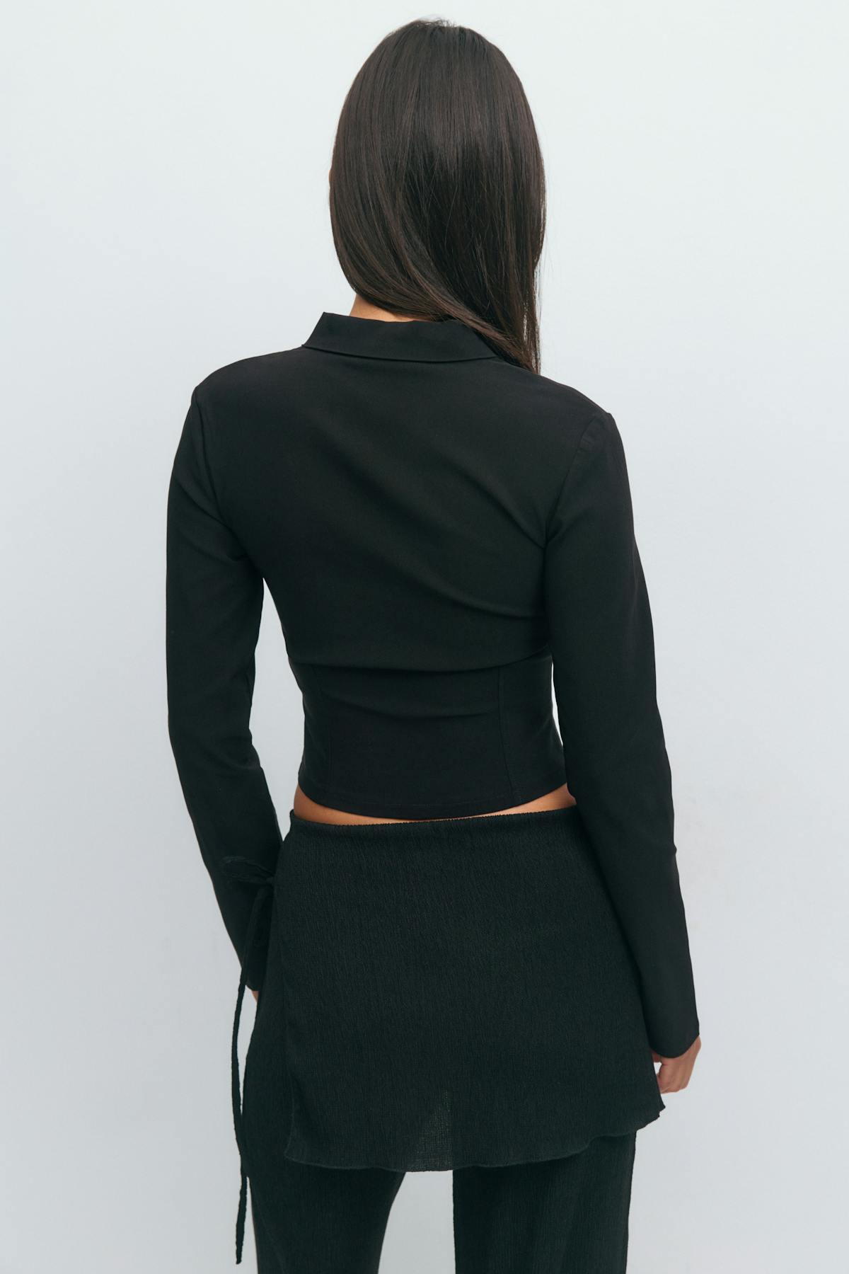 Hook and eye shirt