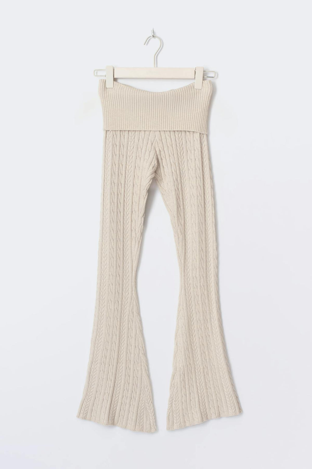 14+ cable knitted pants