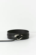 Wide statement belt