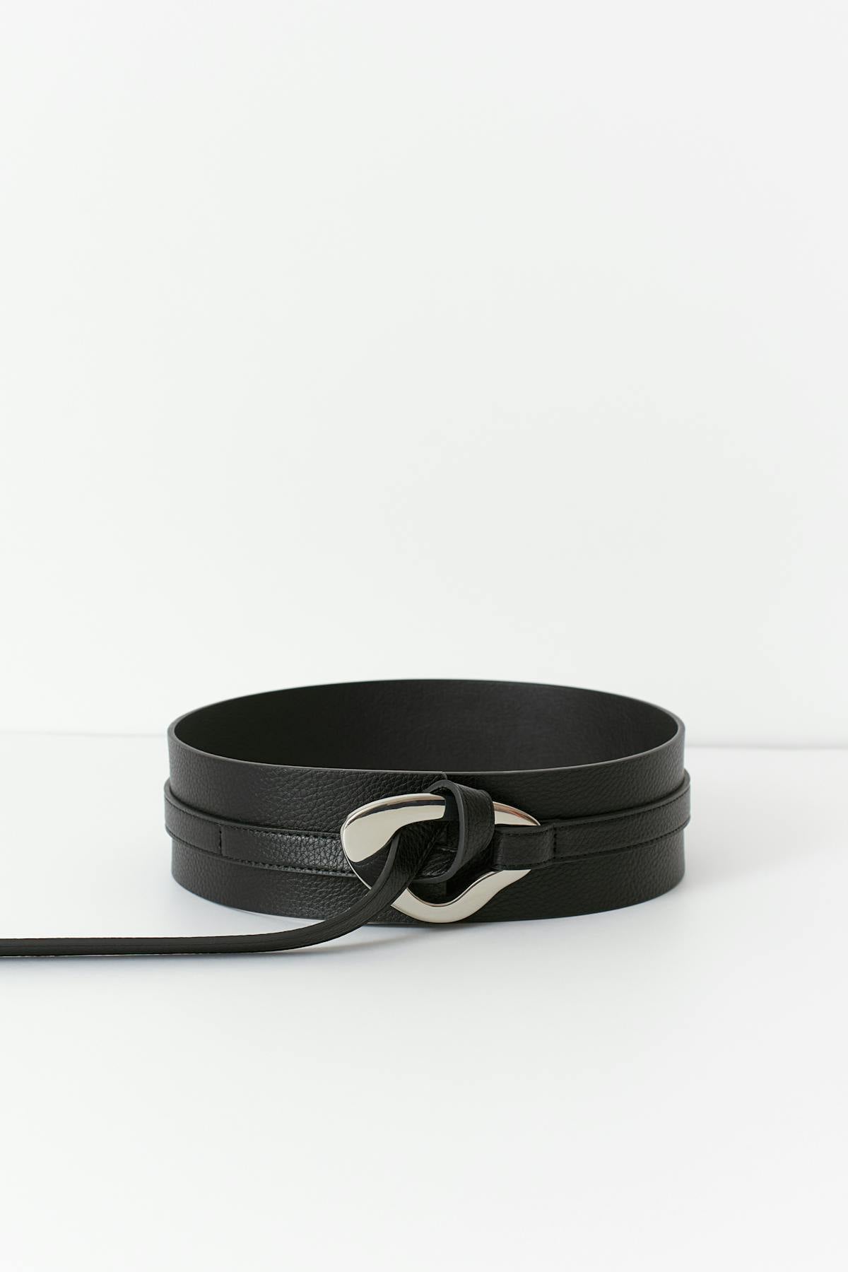Wide statement belt