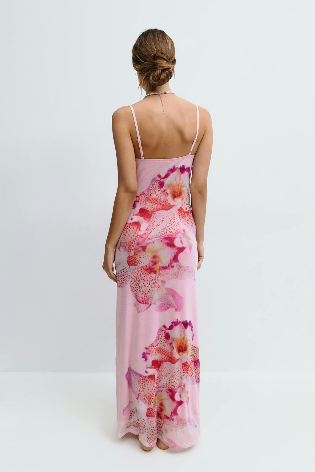 Mesh maxi dress