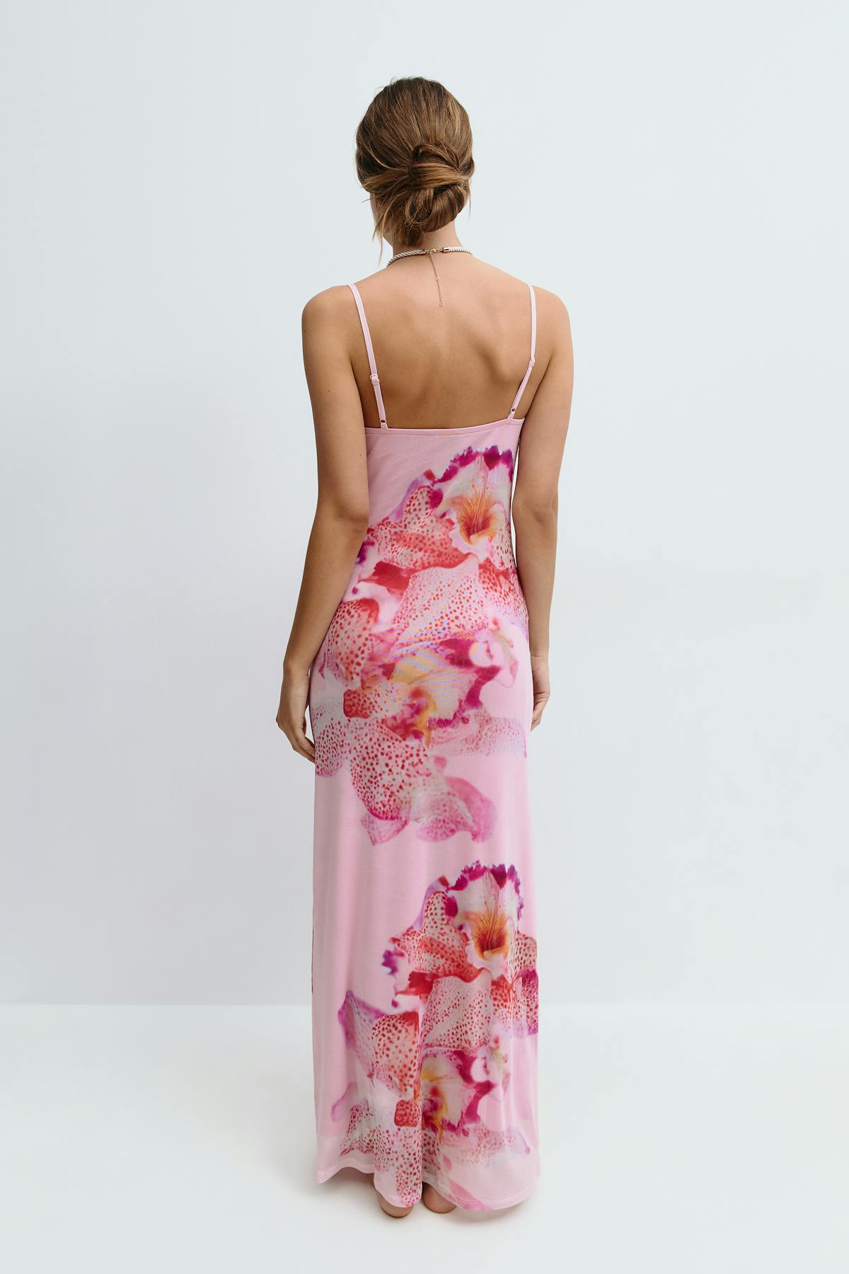 Mesh maxi dress