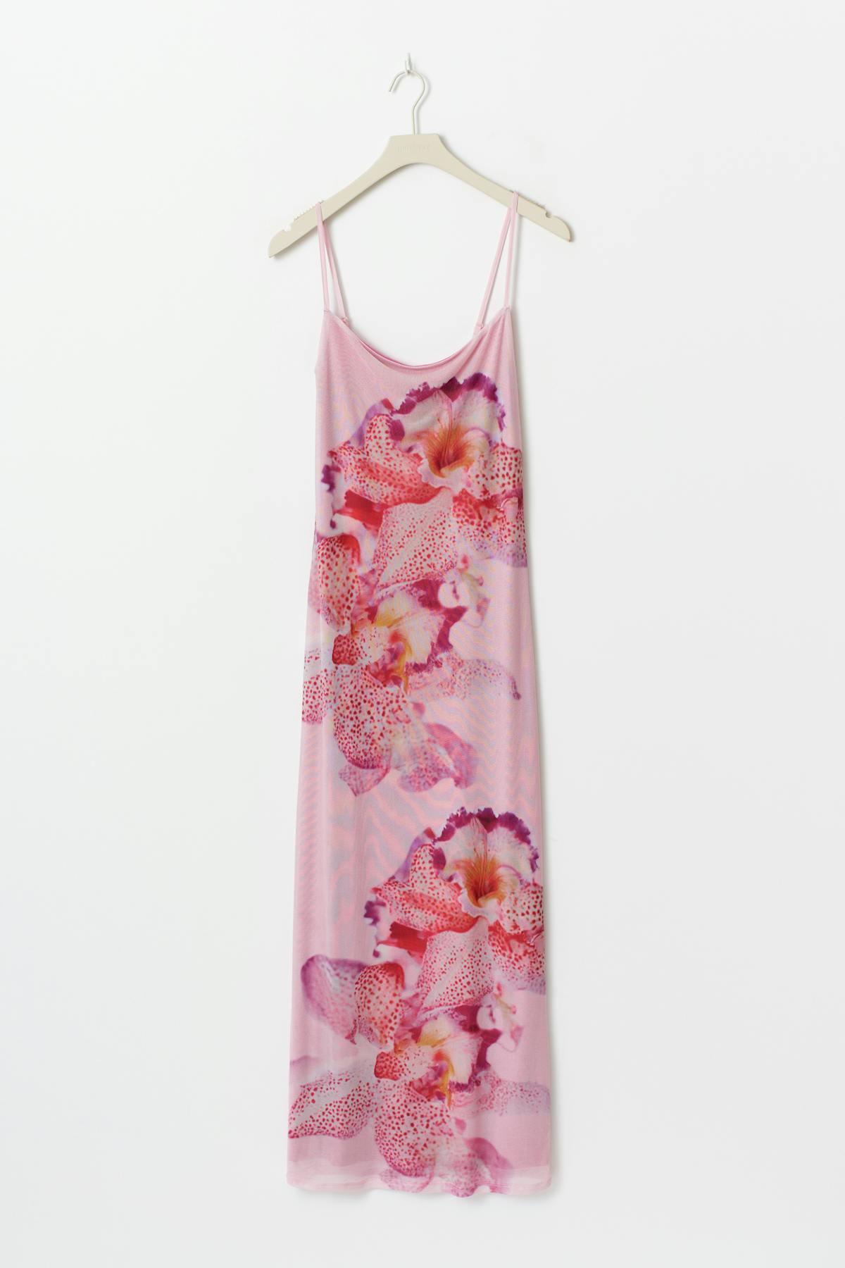 Mesh maxi dress