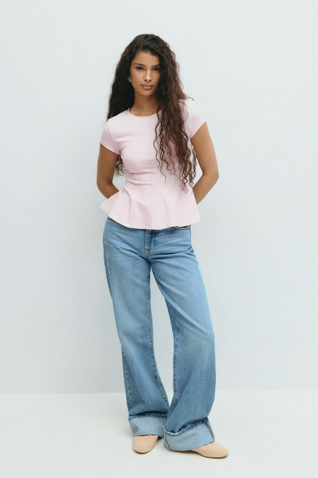 Peplum top