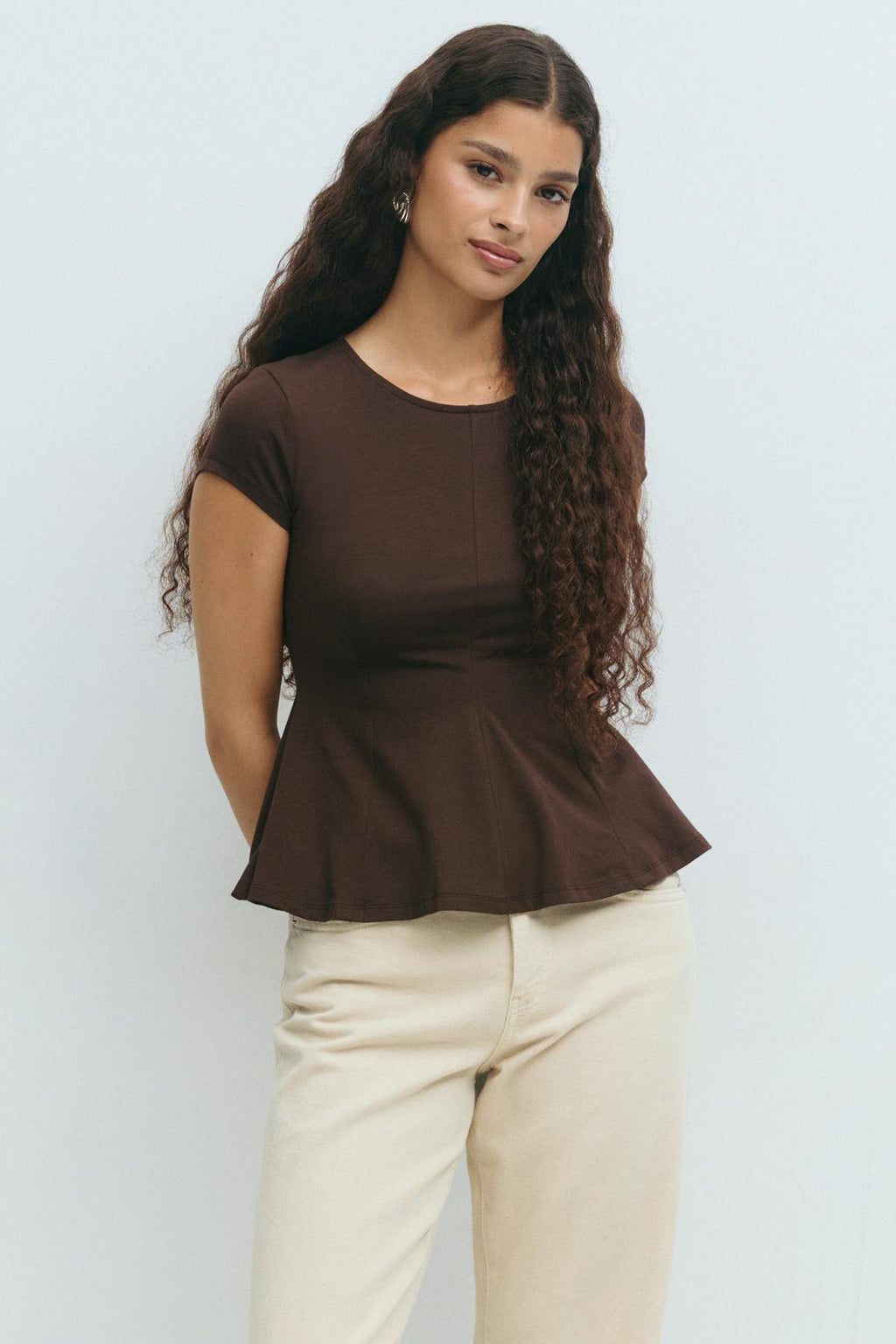 Peplum top