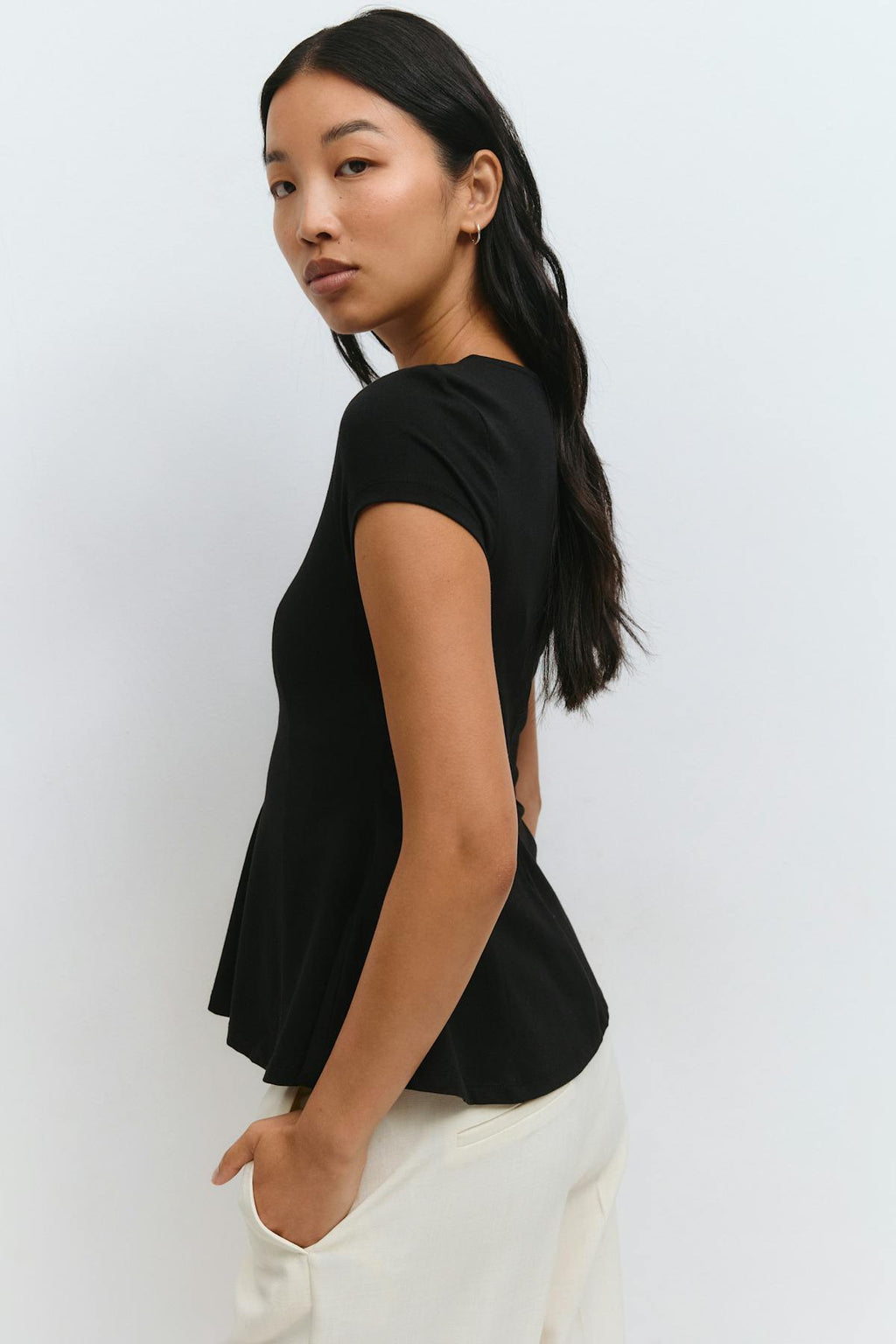 Peplum top