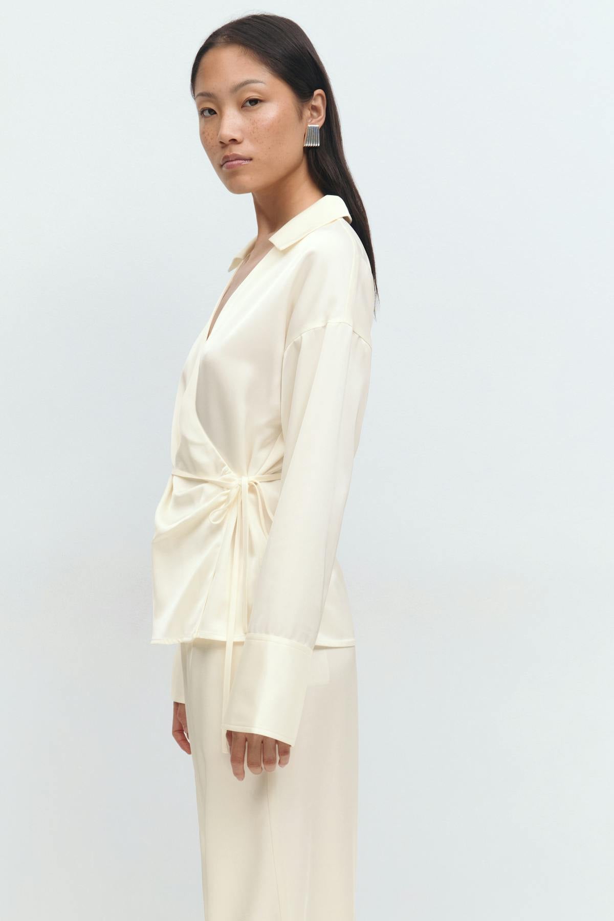 Tie front shirt