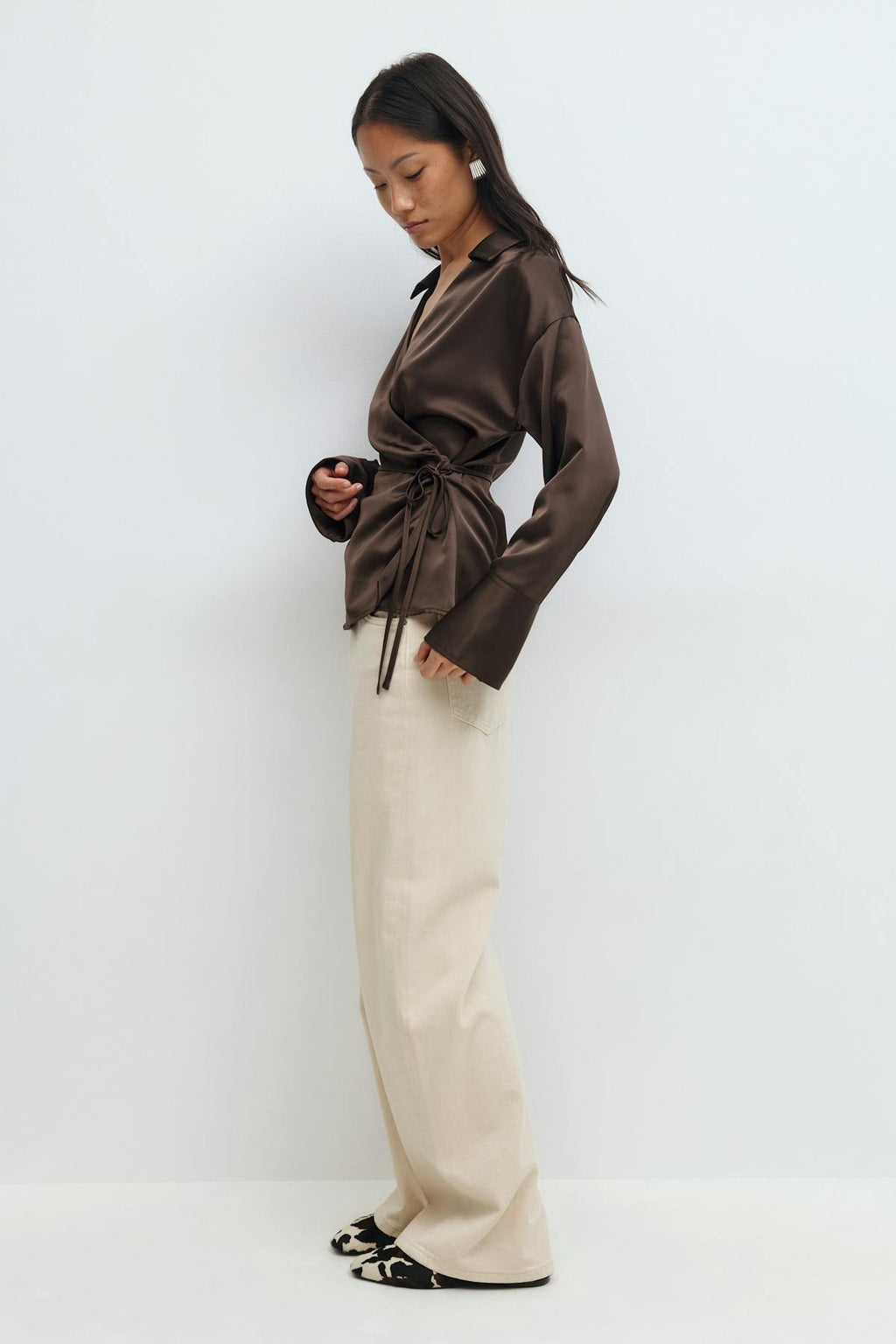 Tie front shirt