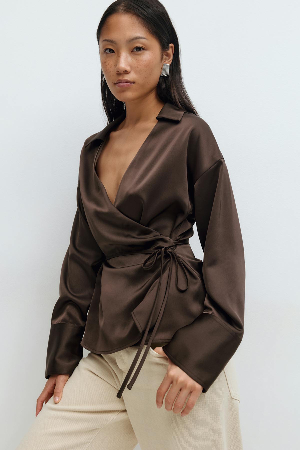 Tie front shirt
