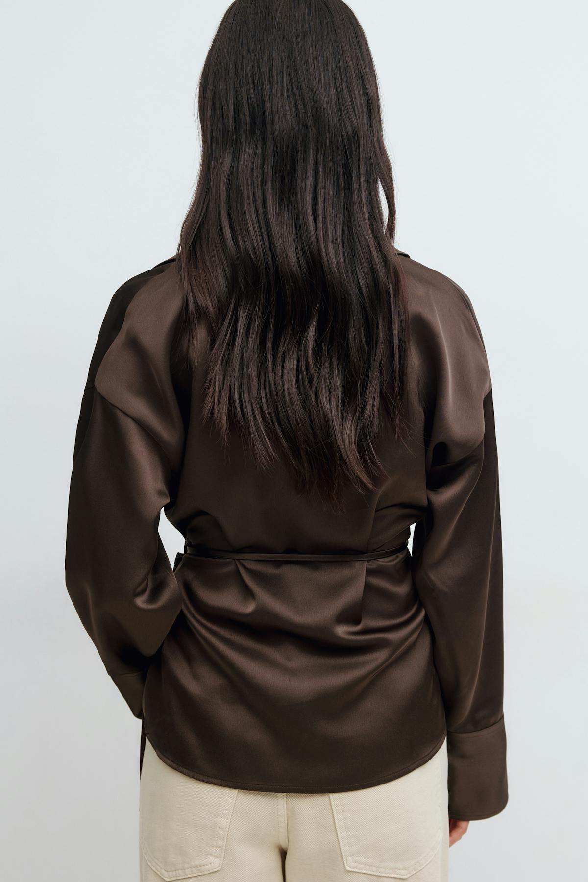 Tie front shirt