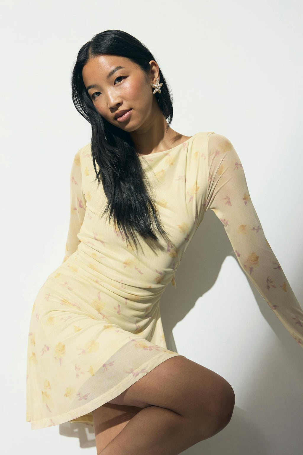 Mesh mini dress