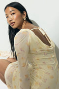 Mesh mini dress