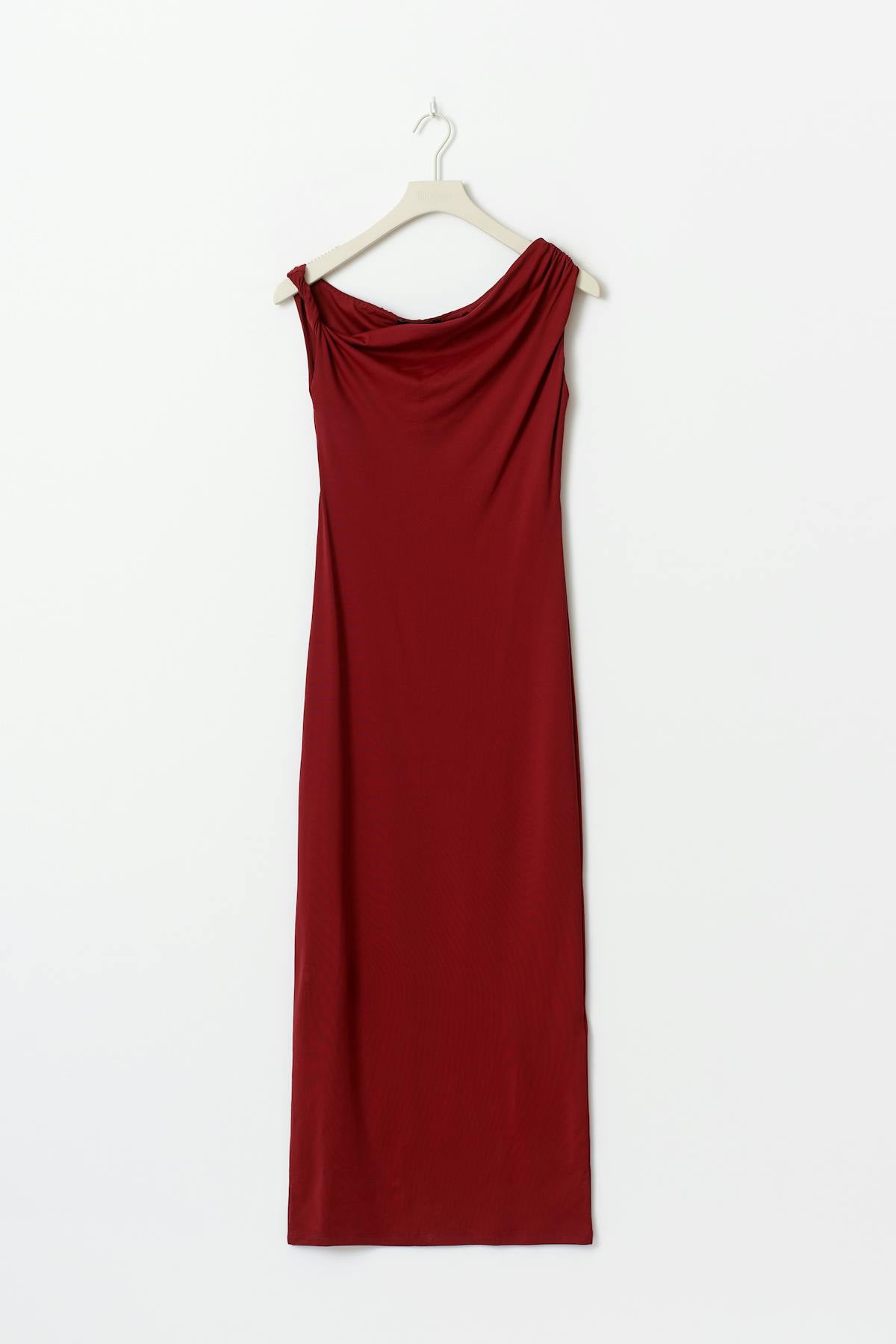 Twist asymmetric dress