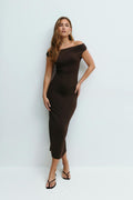 Twist asymmetric dress