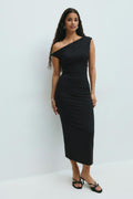 Twist asymmetric dress