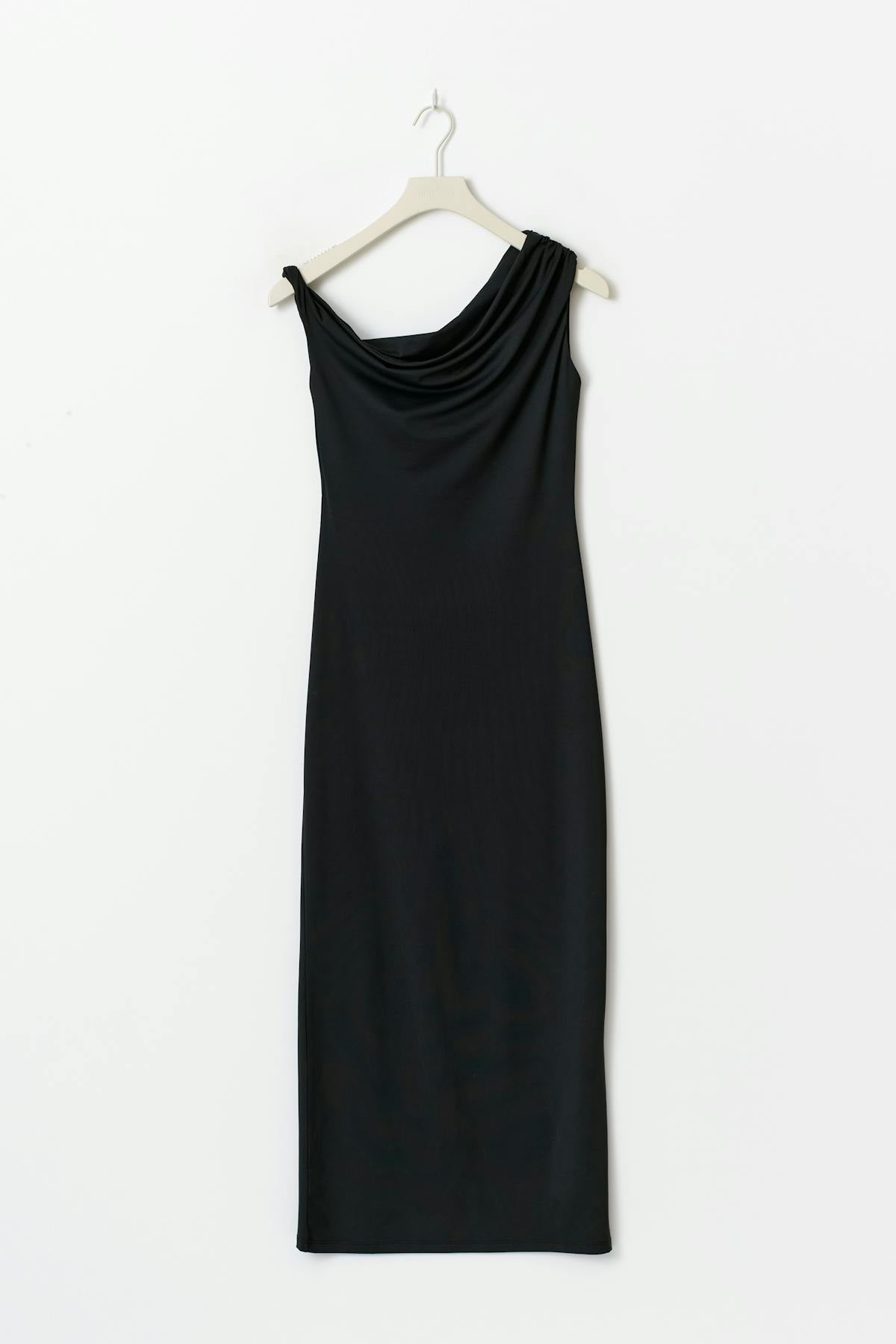 Twist asymmetric dress