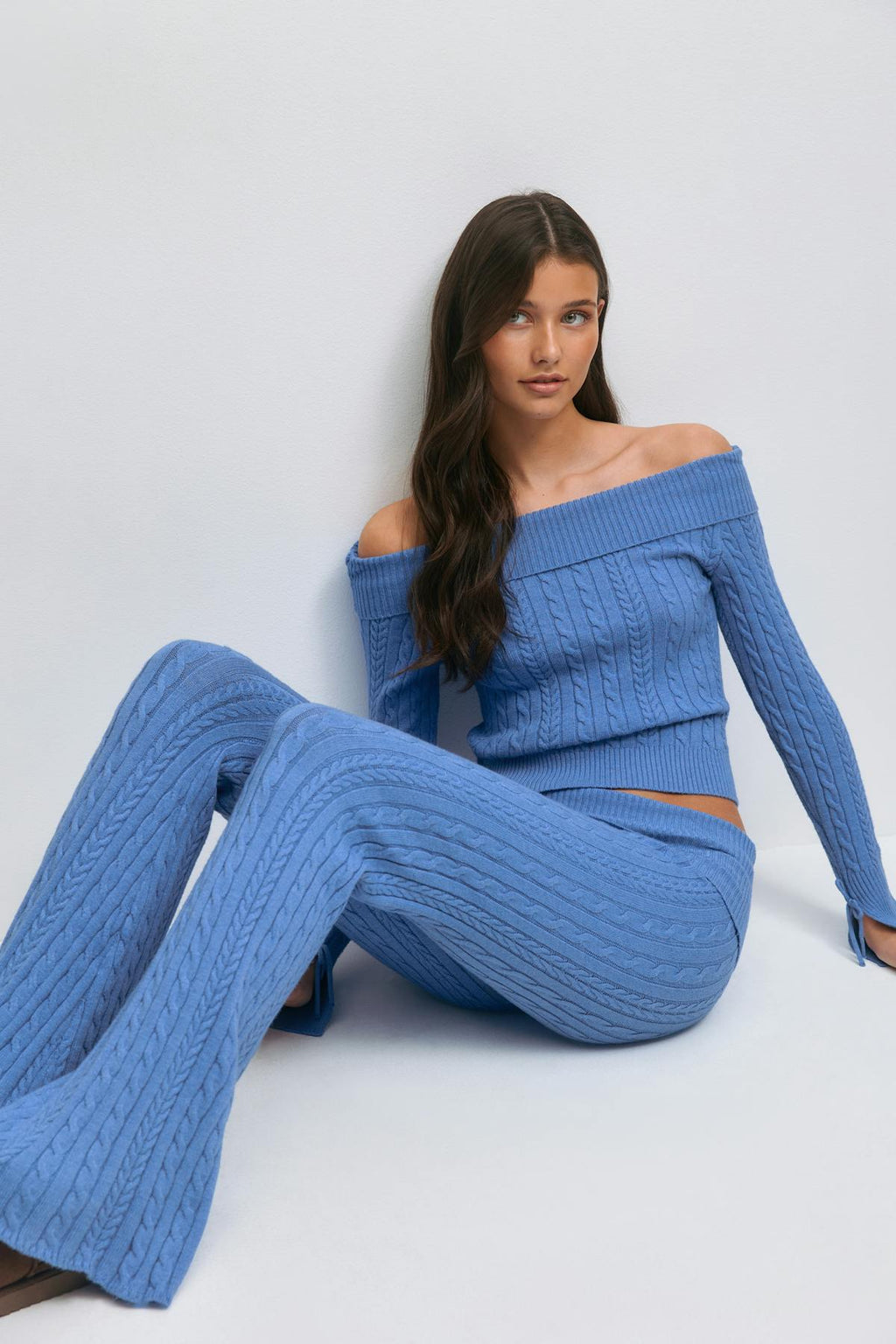 14+ cable knitted pants tall