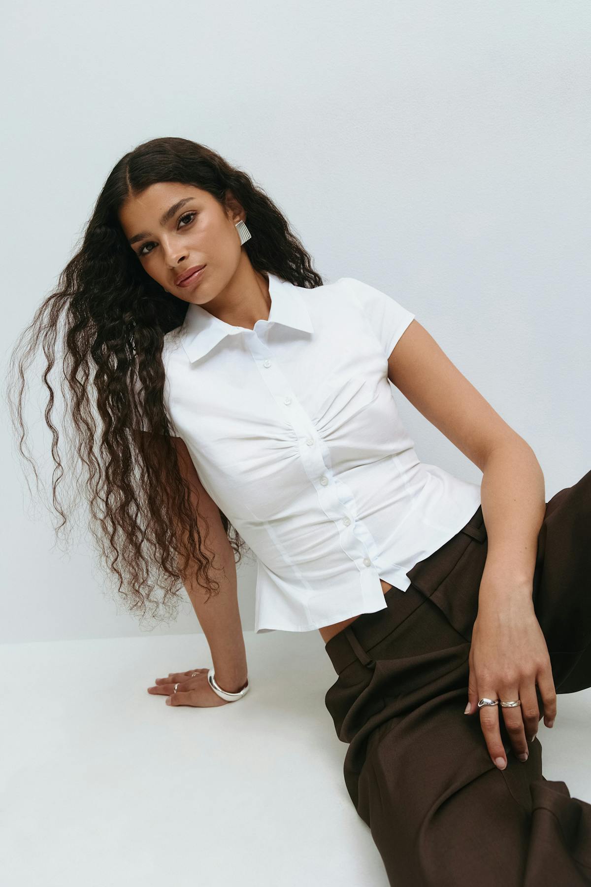 Shaped blouse