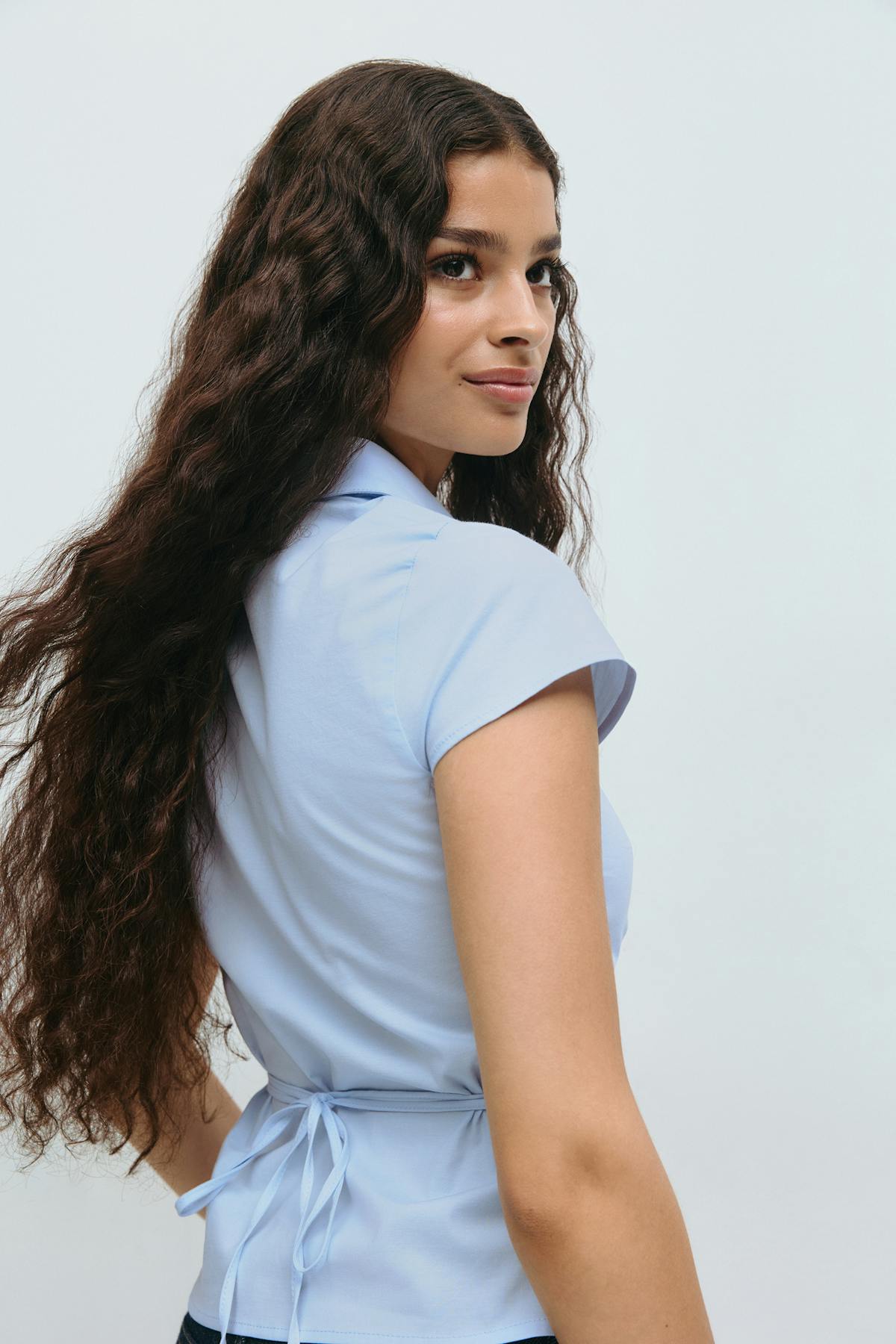 Shaped blouse