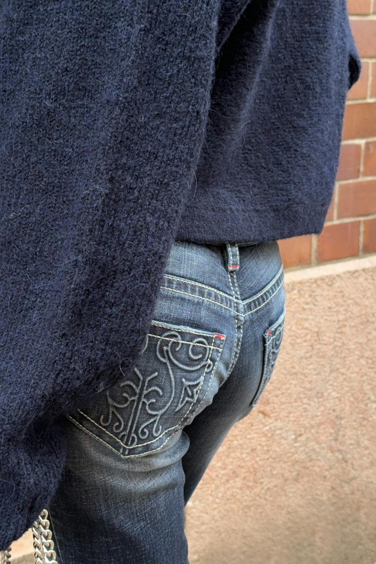 14+ hip hug flare jeans
