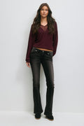 14+ hip hug flare jeans