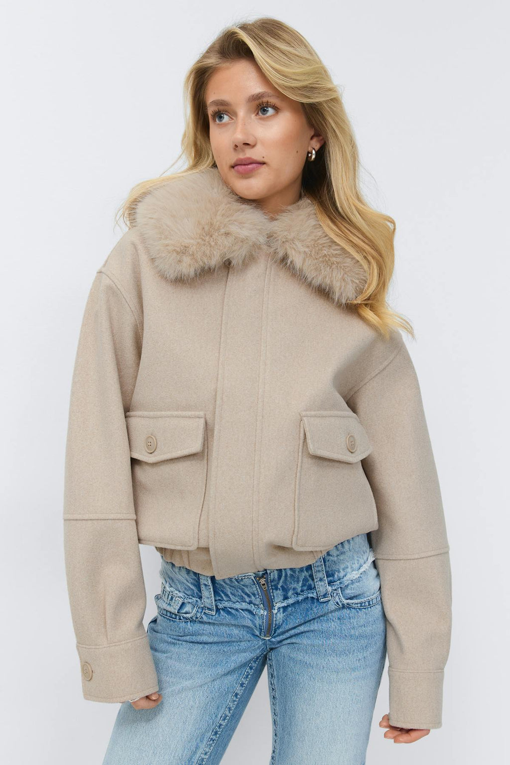 14+ shaped felt jacket
